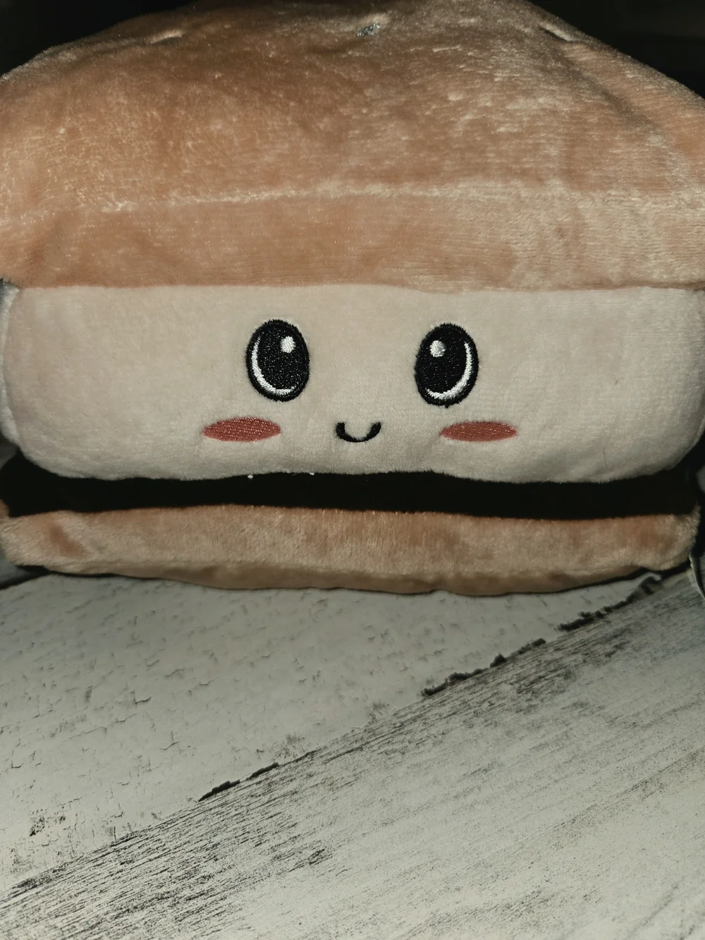New TAG S'Mores Pillow ALEXON Plush Sandwich Stuffed Toy Campfire Marshmallow